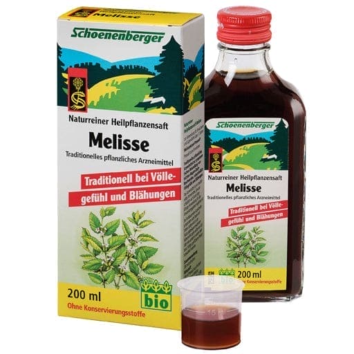 Nervous gastrointestinal tract, Melissa, Lemon, BALM JUICE Schoenenberger UK