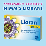 nervous strain and to support sleep LIORAN classic 260 mg hard capsules