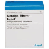 Neuralgia, rheumatism, NERALGO Rhem Injeel ampoules UK