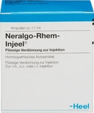 Neuralgia, rheumatism, NERALGO Rhem Injeel ampoules UK