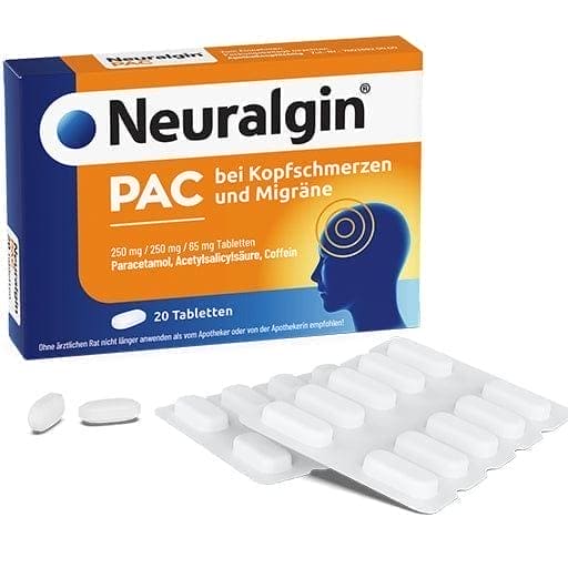 NEURALGIN PAC for headaches and migraines UK