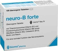 NEURO-B forte biomo Newly coated tablets 100 pc UK