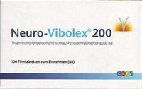 NEURO VIBOLEX 200 pyridoxine, thiamine hydrochloride UK