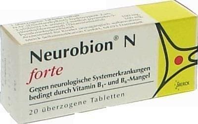 NEUROBION N forte coated tablets 20 pc UK