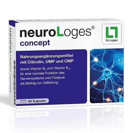NEUROLOGES concept capsules 60 pc citicoline, UMP as well as CMP UK