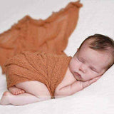 Newborn Baby Photography Props Soft Swaddle Knit Stretch Wrap Blanket UK