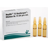 NEYDIL No.73 Revitorgan Dil.D 4 per ampoules vet. UK