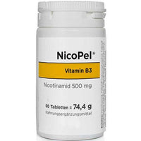 Nicotinamide, NICOPEL nicotinamid 500 mg UK