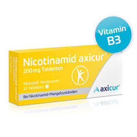 NICOTINAMIDE (nicotinsaureamid) axicur 200 mg tablets UK