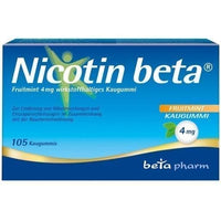 NICOTINE gum, beta, nicotine withdrawal, Fruitmint 4 mg chewing gum UK