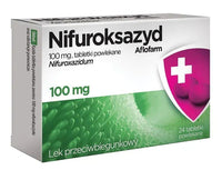 Nifuroxazide (NIFUROKSAZYD), nifuroksazyd, nifuroxazid 100 mg 24 tablets UK