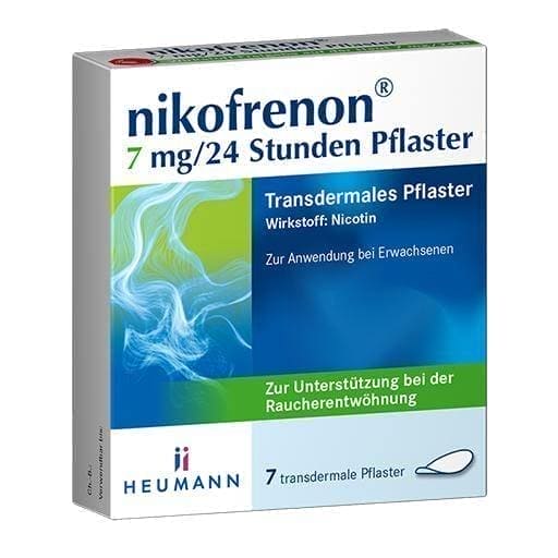 NIKOFRENON transdermal patch 7 pc support of smoking cessation UK