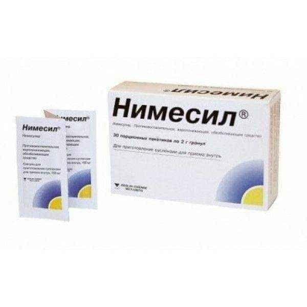 Nimesil 100mg Sachets for oral suspension 2g N30 UK