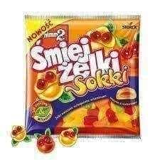 Nimm 2 ŚMIEJŻELKI Sokkia Fruit 90g, beneficial vitamins UK