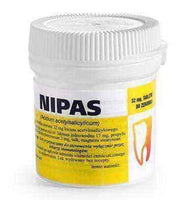 NIPAS, use in alveolus, used in dentistry, medication to relieve edema UK
