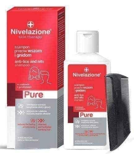 NIVELAZIONE Skin Therapy Shampoo against lice and nits 100ml, head lice UK