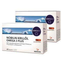 NOBILIN Krill Oil Omega-3 Plus capsules 2x60 Pcs UK