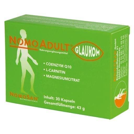 NOMOADULT glaucoma capsules 30 pc UK