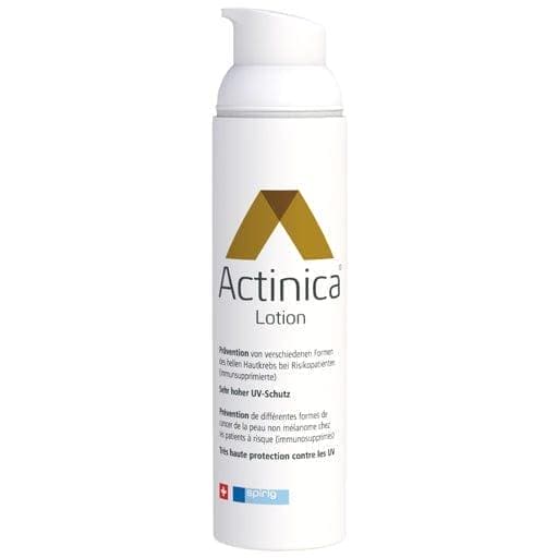 Non-melanoma skin cancer, ACTINICA lotion dispenser UK