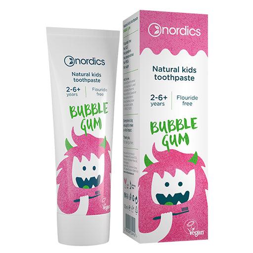 NORDICS Toothpaste Kids Bubble Gum without fluoride UK