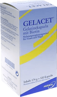 nourish hair and nails, GELACET gelatin capsules with biotin UK