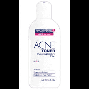 NOVACLEAR Acne Toner cleansing tonic for the face 200ml UK
