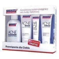 NOVACLEAR Promotional set- Acne Cleanser, Acne Mask, Acne Cream and Acne Spot Treatment UK