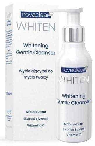 NOVACLEAR WHITEN Whitening gel for face washing 150ml UK