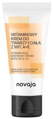 Novaja Vitamin face and body cream with vitamins A + E 200ml UK