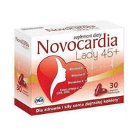 Novocardia LADY 45+ x 30 capsules, perimenopause symptoms UK
