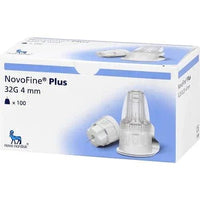 NOVOFINE Plus 32 G 4 mm hypodermic needle conical UK