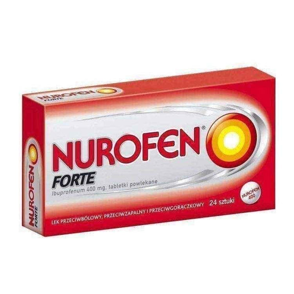 NUROFEN Forte x 24 tablets, analgesic and antipyretic UK