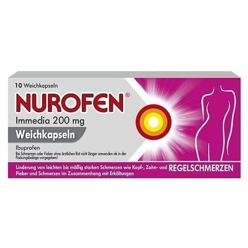 NUROFEN Immedia 200 mg soft capsules UK