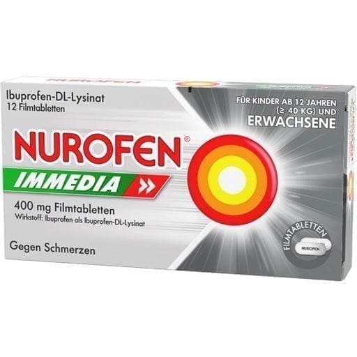 NUROFEN Immedia 400 mg film-coated tablets UK