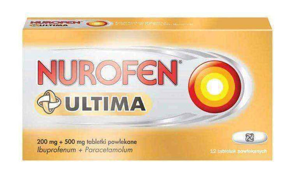 NUROFEN Ultima 0.2g + 0.5g x 12 tablets UK