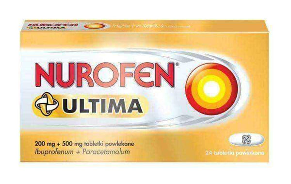 NUROFEN Ultima 0.2g + 0.5g x 24 tablets UK