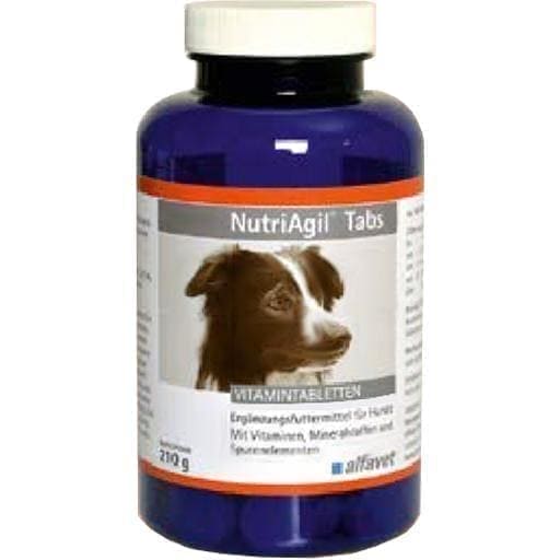 NUTRIAGIL vitamin tablets for dogs apothecary jar 1X210 g UK