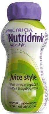 Nutridrink Juice Style apple flavor 4 x 200ml UK