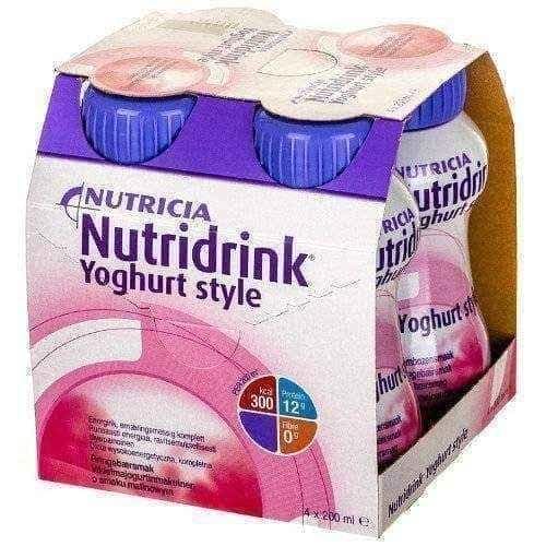 Nutridrink raspberry Style Yoghurt 4 x 200ml UK