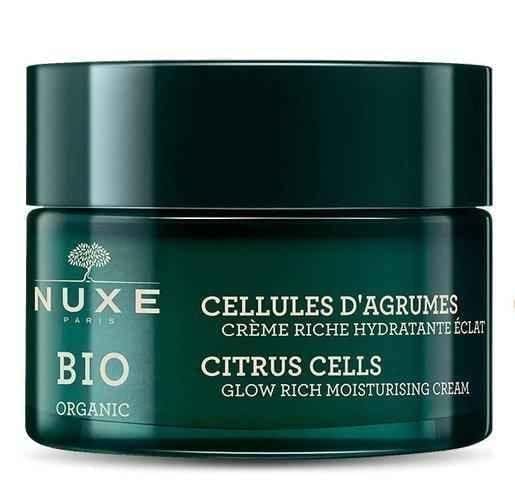 NUXE BIO Illuminating moisturizing cream with a rich texture - citrus extract 50ml UK