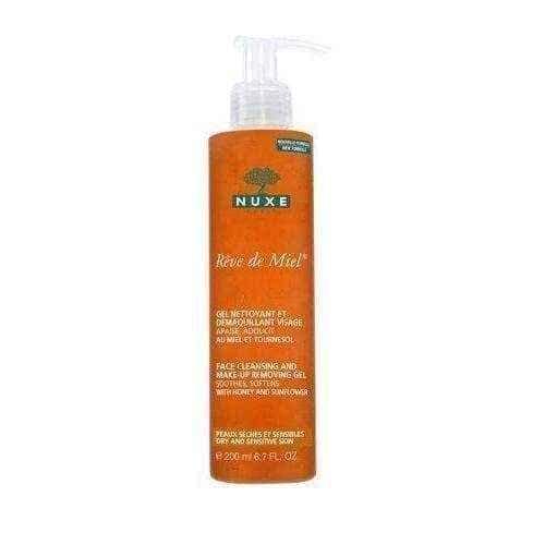 NUXE Rêve de Miel Ultrabogaty gel to wash your face and make-up remover 200ml UK