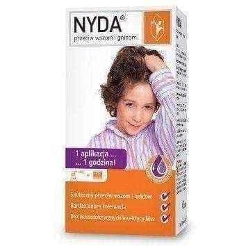 Nyda against head lice and gnidom 50ml, dimethicone, head lice UK