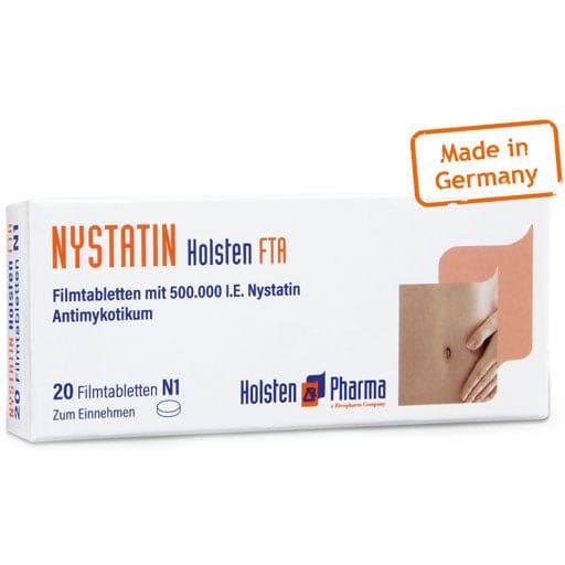 NYSTATIN Holsten film-coated tablets UK