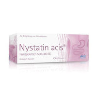 Nystatin, yeast infection treatment, NYSTATIN acis film-coated tablets UK