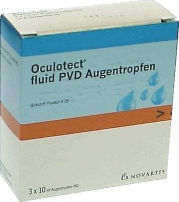 OCULOTECT fluid PVD eye drops 3X10 ml benzalkonium chloride UK