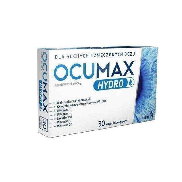 OCUMAX HYDRO x 30 capsules, eye fatigue UK