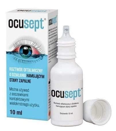 Ocusept ophthalmic solution with anti-inflammatory properties 10ml UK