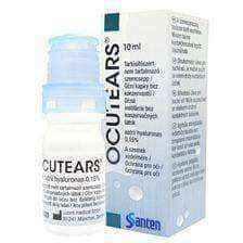 OCUTEARS Eye Drops 0.15% 10ml, sodium hyaluronate UK