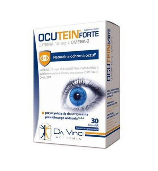 Ocutein Forte 30, DHA, vitamins A, C, B2, zinc, Selenium, copper UK