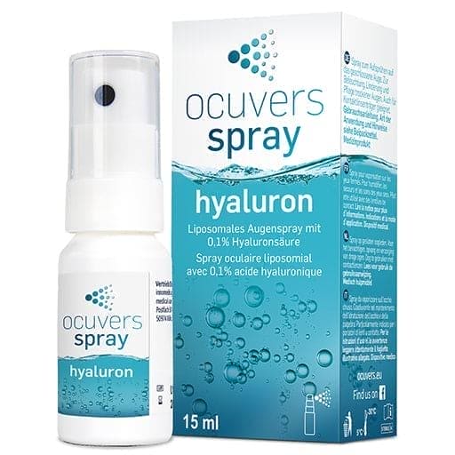 OCUVERS spray hyaluron, phospholipid, phospholipids eye spray with hyaluron UK